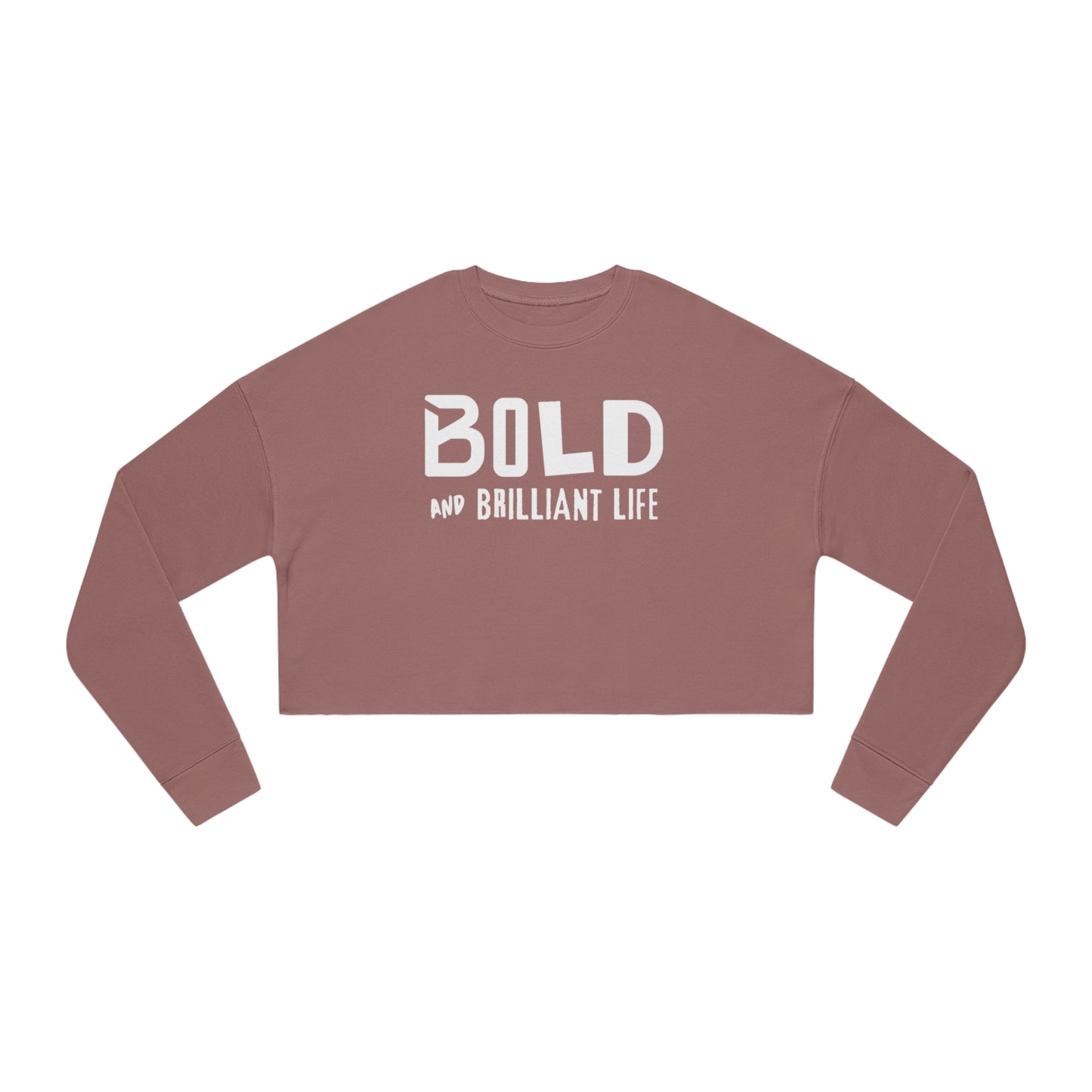 BOLD CROPPED SWEATSHIRT