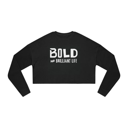 BOLD CROPPED SWEATSHIRT