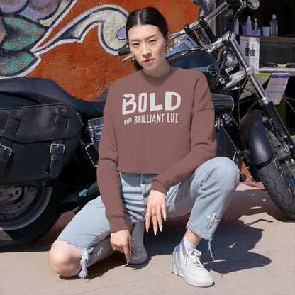 BOLD CROPPED SWEATSHIRT