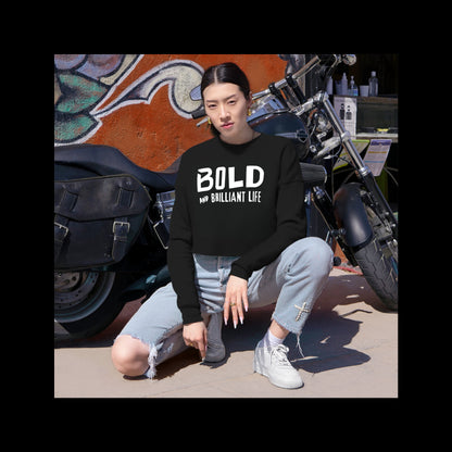 BOLD CROPPED SWEATSHIRT